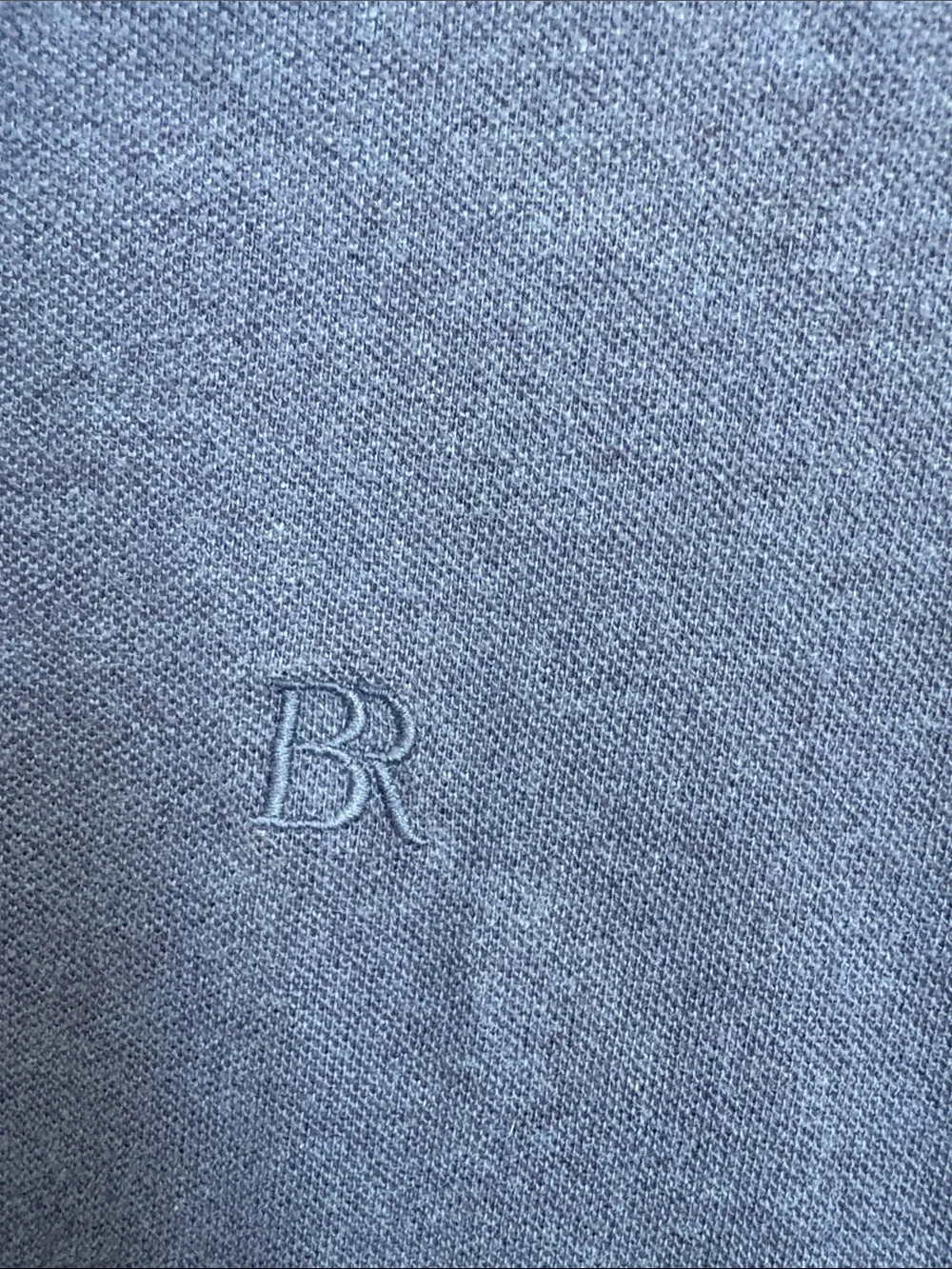 Banana Republic Men’s Navy Blue Pique Polo